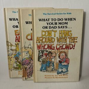 Vintage Children’s Books The Survival Series for Kids Set of 3 1981–1982